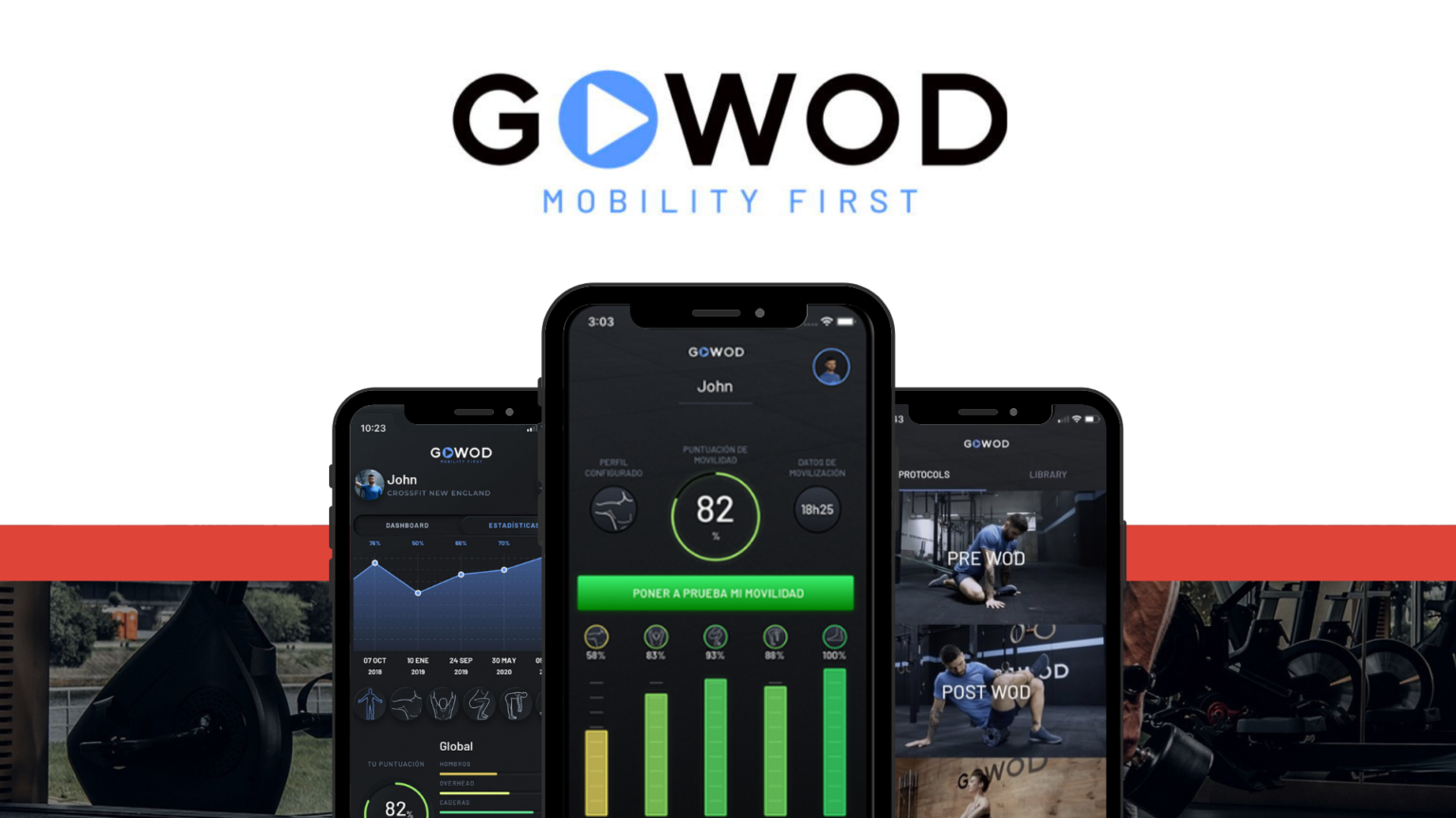 App GOWOD para mejorar la movilidad articular