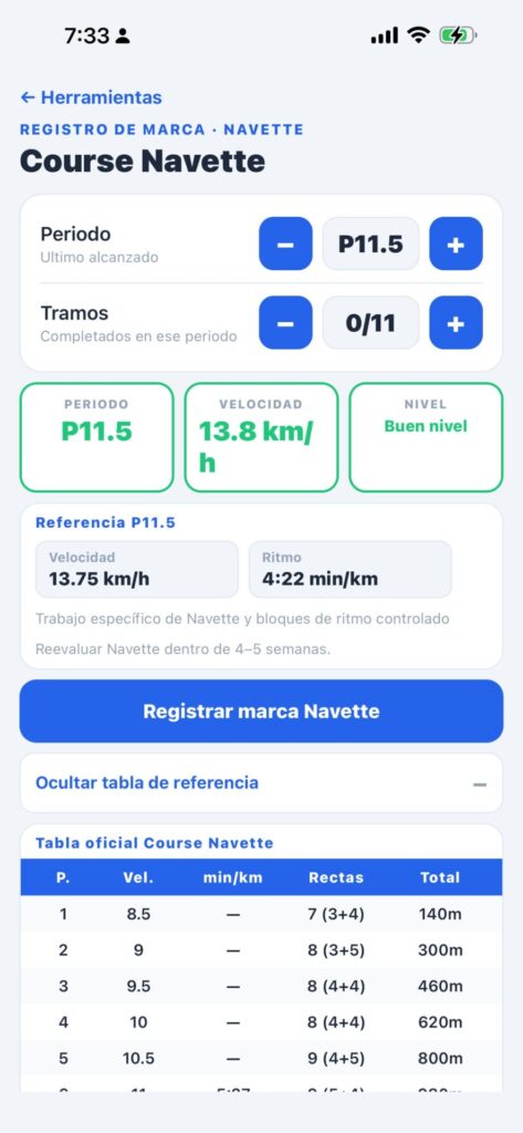 Captura de la app OpositorPro — OpositorPro