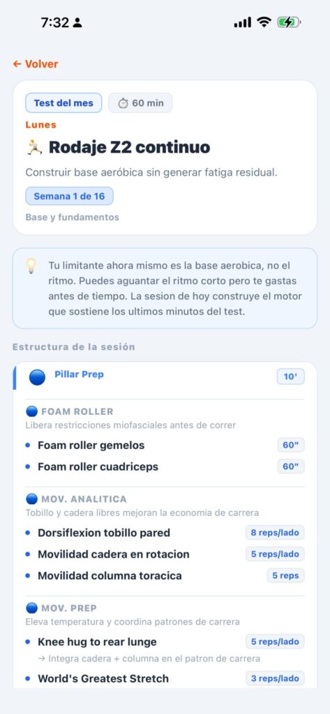 Captura de la app OpositorPro — OpositorPro