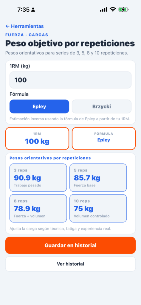 Captura de la app OpositorPro — OpositorPro