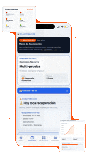 Entrenamientos guiados con vídeo en la app OpositorPro