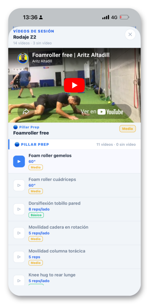 Captura de la app OpositorPro — OpositorPro